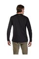 FOX Cycling summer long sleeve jersey - RANGER LS HEAD - black