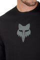 FOX Cycling summer long sleeve jersey - RANGER LS HEAD - black