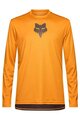 FOX Cycling summer long sleeve jersey - RANGER LS HEAD - brown