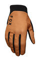 FOX Cycling long-finger gloves - RANGER GEL - brown