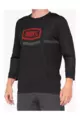 100% SPEEDLAB jersey with 3/4 sleeves - AIRMATIC 3/4 - black/red