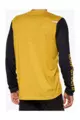 100% SPEEDLAB Cycling summer long sleeve jersey - AIRMATIC - yellow