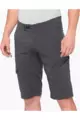 100% SPEEDLAB Cycling shorts without bib - RIDECAMP - grey