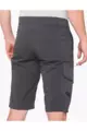 100% SPEEDLAB Cycling shorts without bib - RIDECAMP - grey