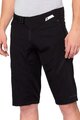 100% SPEEDLAB Cycling shorts without bib - AIRMATIC SHORTS - black