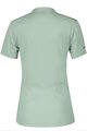 SCOTT Cycling short sleeve jersey - TRAIL FLOW ZIP W - blue/light green