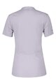 SCOTT Cycling short sleeve jersey - TRAIL FLOW ZIP W - purple