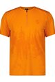SCOTT Cycling short sleeve jersey - TRAIL FLOW ZIP W - orange