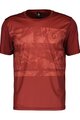 SCOTT Cycling short sleeve jersey - TRAIL FLOW SS - red
