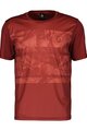 SCOTT Cycling short sleeve jersey - TRAIL FLOW - red