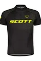 SCOTT Cycling short sleeve jersey - RC PRO JR - yellow/black
