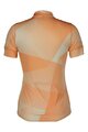SCOTT Cycling short sleeve jersey - ENDURANCE 15 W - yellow/orange