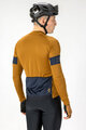 SCOTT Cycling summer long sleeve jersey - ENDURANCE PRO - brown/blue