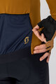 SCOTT Cycling summer long sleeve jersey - ENDURANCE PRO - brown/blue