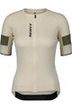 SCOTT Cycling short sleeve jersey - ENDURANCE PRO W - beige/green