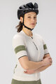 SCOTT Cycling short sleeve jersey - ENDURANCE PRO W - beige/green