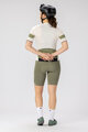 SCOTT Cycling short sleeve jersey - ENDURANCE PRO W - beige/green