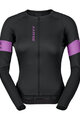 SCOTT Cycling summer long sleeve jersey - ENDURANCE PRO - black/purple
