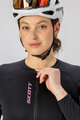 SCOTT Cycling summer long sleeve jersey - ENDURANCE PRO - black/purple