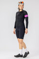 SCOTT Cycling summer long sleeve jersey - ENDURANCE PRO - black/purple