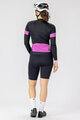 SCOTT Cycling summer long sleeve jersey - ENDURANCE PRO - black/purple