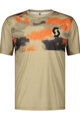 SCOTT Cycling short sleeve jersey - TRAIL VERTIC - beige