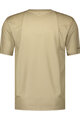 SCOTT Cycling short sleeve jersey - TRAIL VERTIC - beige