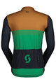 SCOTT Cycling summer long sleeve jersey - RC TEAM - green/blue/brown
