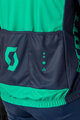 SCOTT Cycling summer long sleeve jersey - RC TEAM - green/blue/brown