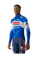 CASTELLI Cycling winter long sleeve jersey - SOUDAL QUICK-STEP 2024 THERMAL - blue/white/red