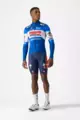 CASTELLI Cycling winter long sleeve jersey - SOUDAL QUICK-STEP 2024 THERMAL - blue/white/red