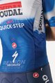 CASTELLI Cycling gilet - SOUDAL QUICK-STEP 2024 PRO LIGHT WIND - blue/white/red