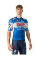 CASTELLI Cycling short sleeve jersey - SOUDAL QUICK-STEP 2024 COMPETIZIONE 3 - blue/white/red