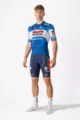 CASTELLI Cycling short sleeve jersey - SOUDAL QUICK-STEP 2024 COMPETIZIONE 3 - blue/white/red