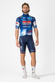 CASTELLI Cycling gilet - PRO LIGHT WIND QUICK STEP 2025 - blue/red