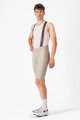 CASTELLI Cycling bib shorts - ESPRESSO - pink