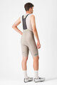 CASTELLI Cycling bib shorts - ESPRESSO - pink