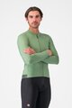 CASTELLI Cycling winter long sleeve jersey - ESPRESSO THERMAL - green