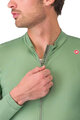 CASTELLI Cycling winter long sleeve jersey - ESPRESSO THERMAL - green