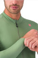 CASTELLI Cycling winter long sleeve jersey - ESPRESSO THERMAL - green