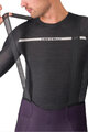 CASTELLI Cycling long bib trousers - ESPRESSO BIBTIGHT - purple
