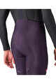CASTELLI Cycling long bib trousers - ESPRESSO BIBTIGHT - purple