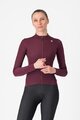 CASTELLI Cycling winter long sleeve jersey - ESPRESSO THERMAL W LS - red