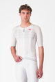 CASTELLI Cycling short sleeve jersey - AERO RACE 8S - white