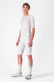 CASTELLI Cycling short sleeve jersey - AERO RACE 8S - white
