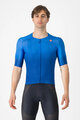 CASTELLI Cycling short sleeve jersey - UPF - blue