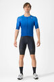 CASTELLI Cycling short sleeve jersey - UPF - blue