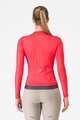 CASTELLI Cycling summer long sleeve jersey - ESPRESSO - red