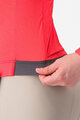 CASTELLI Cycling summer long sleeve jersey - ESPRESSO - red