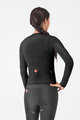 CASTELLI Cycling summer long sleeve jersey - ESPRESSO - black